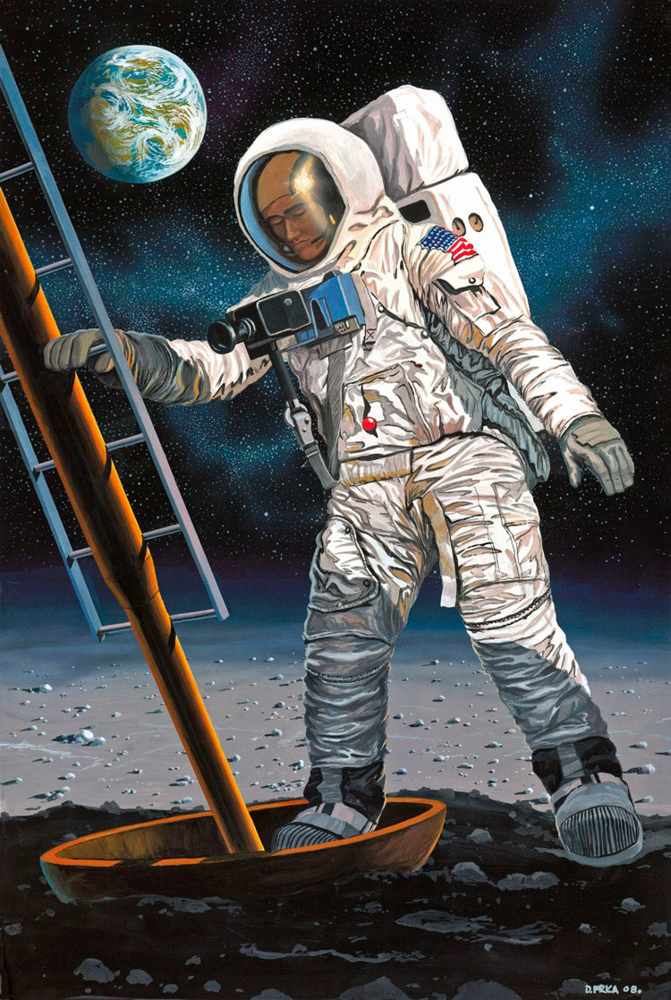 Revell 3702 1/8 Apollo 11 Astronaut on the Moon