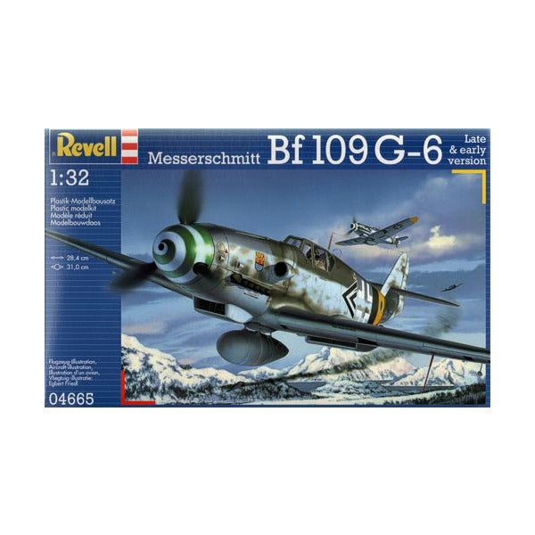 Revell 04665 1/32 Messerschmitt Bf109 G-6 Late & early version