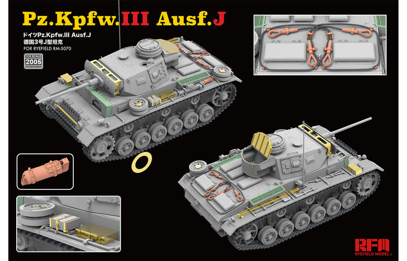 Rye Field Model 2005 1/35 Pz.Kpfw.III Ausf.J Upgrade Solution