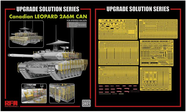 Rye Field Model 2021 1/35 Uprade Set for 5076 Canadian Leopard 2A6M CAN
