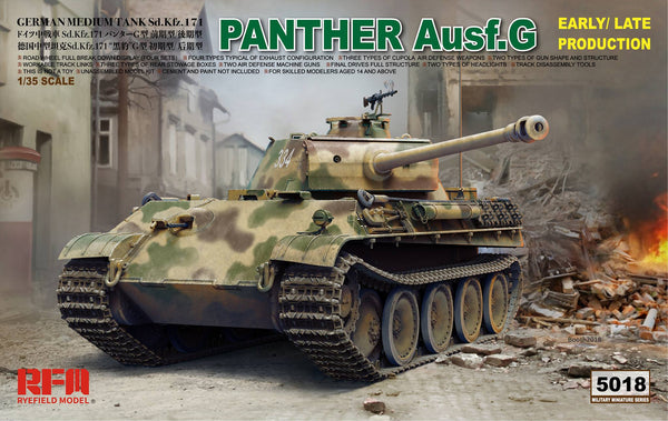 Rye Field Model 5018 1/35 Panther Ausf. G early/late prod.