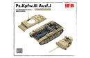 Rye Field Model 5072 1/35 Pz.Kpfw. III Ausf. J w/Full Interior