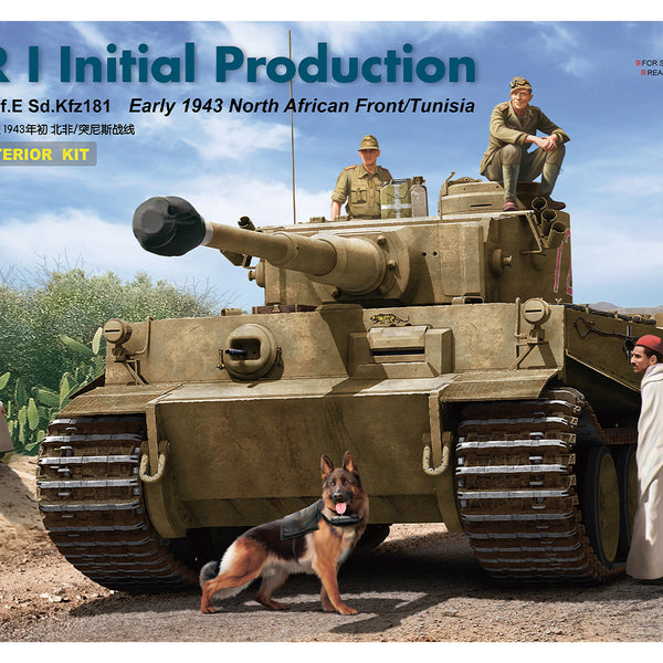 Rye Field Model 5050 1/35 Tiger I Initial Production Early 1943 w/ Ful