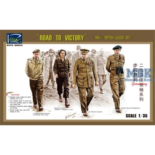 Riich 35023 1/35 Road to victory (WWII British leader set)