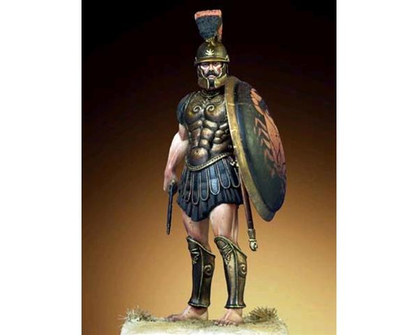 ROMEO Models 54mm Greek "Siceliota" Hoplite - V Century B.C. with a Thracian helme