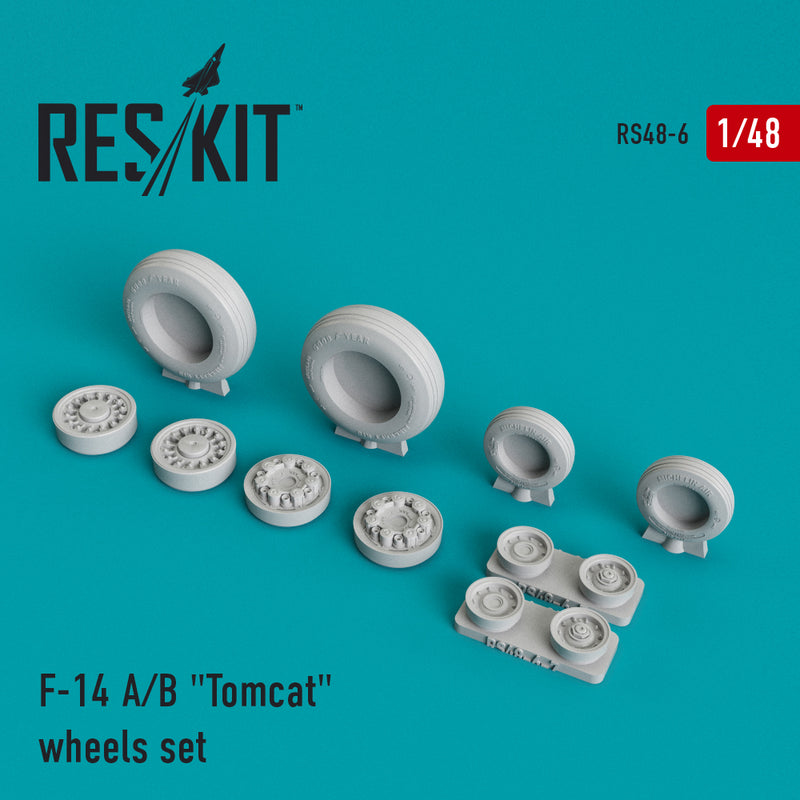 1/48 Res/Kit 480006 F-14 A/B "Tomcat" Wheel Set