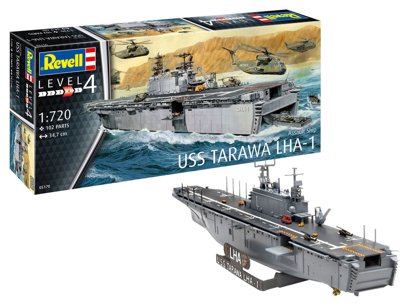 Revell 5170 1/720 USS Tarawa Lha-1 Assault Carrier Ship