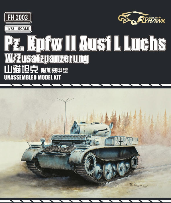 FlyHawk 3003 1/72 Pzkpfw II Ausf L Luchs ( w /Zusatzpanzerung)