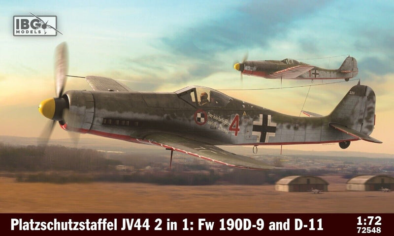 IBG 72548 1/72 Focke-Wulf Fw-190D-9 & D-11 Platzschutzstaffel (2-in-1)