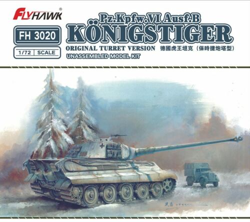 FlyHawk 3020 1/72 Pz.Kpfw.Vi Ausf.B Konigstiger (Original Turret Version)