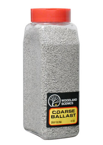 Woodland Scenics B1395 Coarse Ballast Shaker- Grey Blend