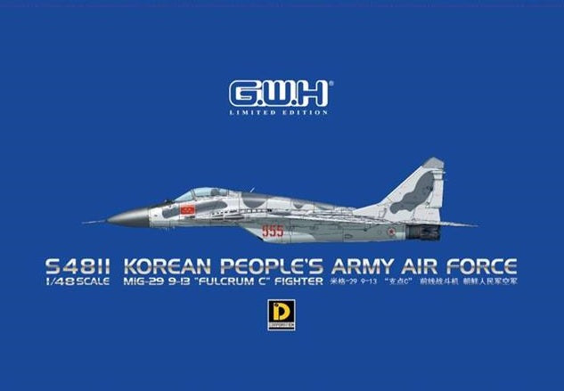 Great Wall Hobby S4811 1/48 MIG-29 9-13 "FulcrumC" North Korean PLA