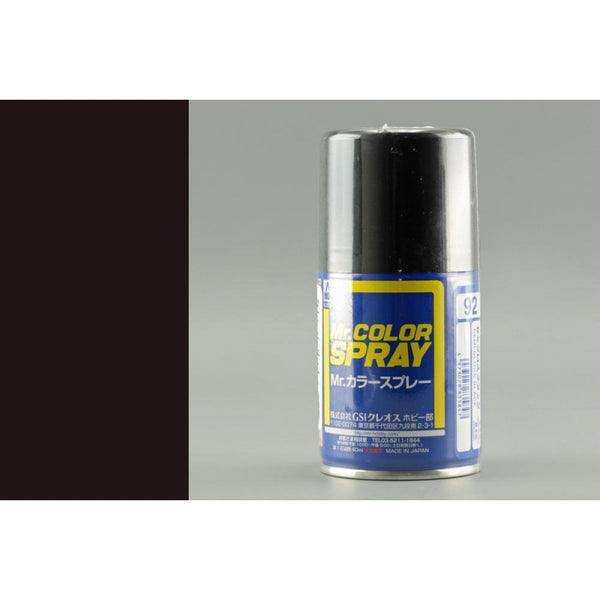 Mr. Hobby Mr. Color Spray S92 Semi-Gloss Black