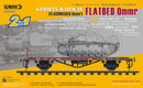 Sabre 35A03 1/35  German Railway Flatbed Ommr (2 in 1)