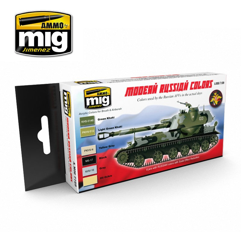 AMMO by Mig 7109 Modern Russian Camo Colors Set