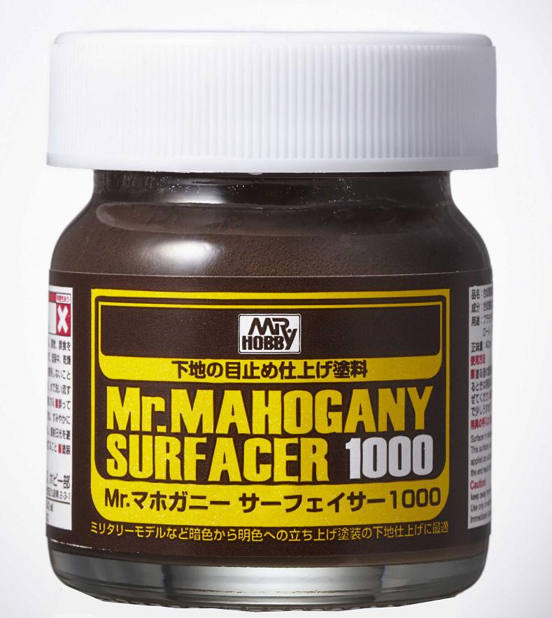 Mr. Hobby SF290 Mr. Mahogany Surfacer 1000- 40ml