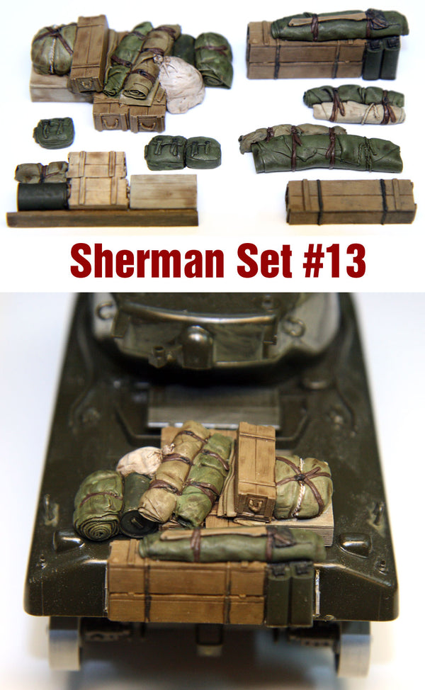 Value Gear SH013 1/35 Sherman Engine Deck & Stowage Set #13