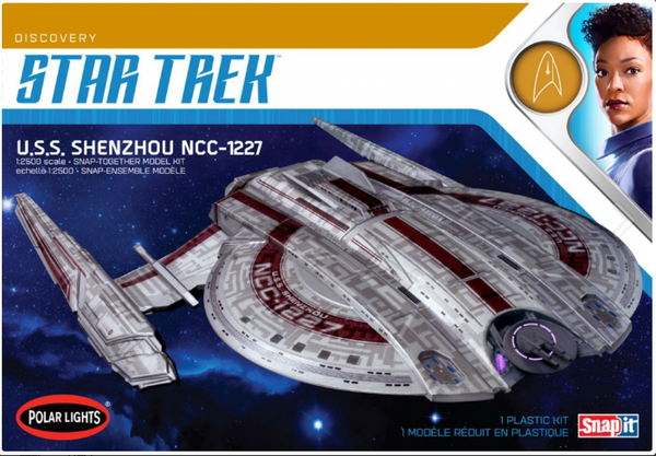 POLAR LIGHTS 967  1/2500  Star Trek USS Shenzhou 1/2500 Snap-It