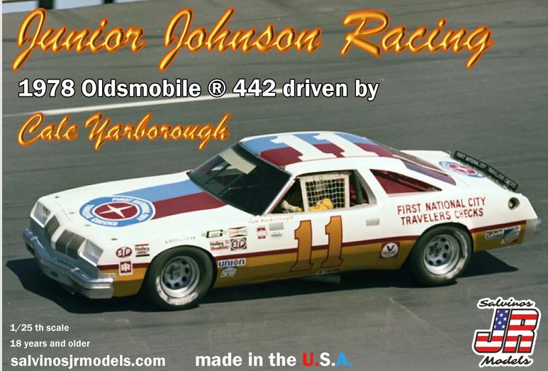 Salvinos JR JJMC1978B 1/25 Junior Johnson Oldsmobile 442 - Cale Yarborough