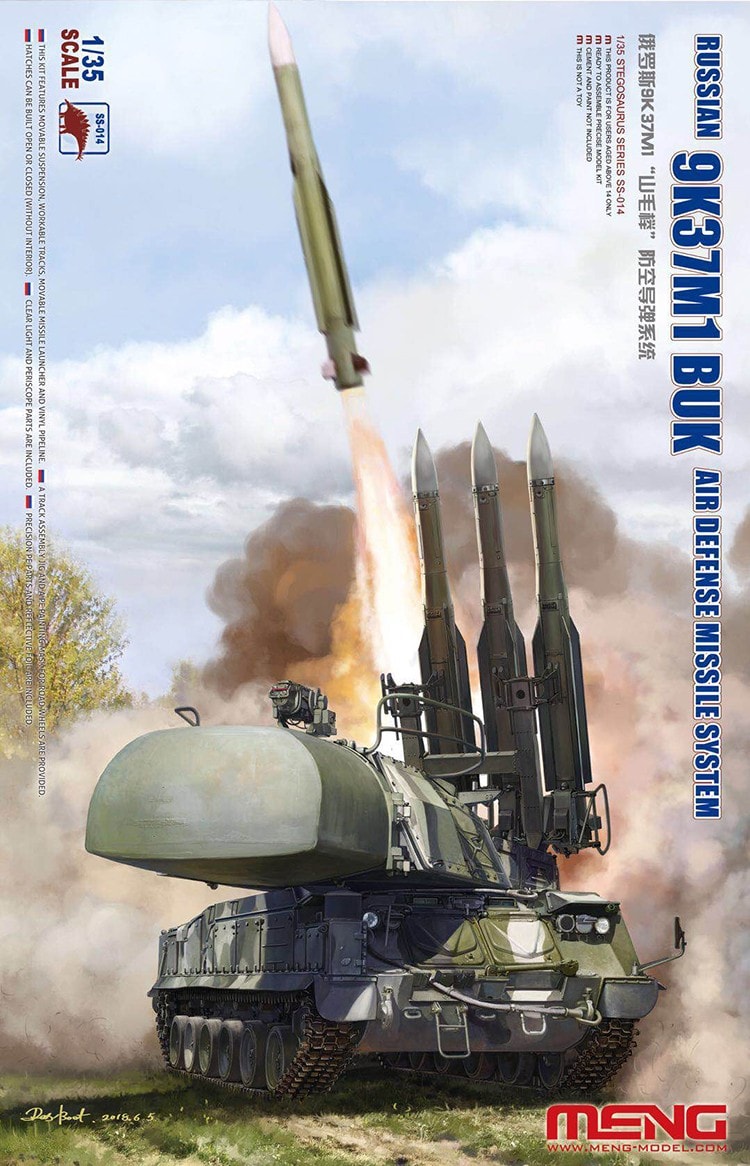 Meng SS014 1/35 9K37M1 BUK Air Defense Missile