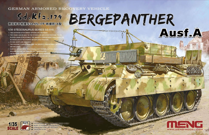 Meng SS015 1/35 Bergepanther Ausf.A Sd.Kfz.179 (German Armored Recovery Vehicle)