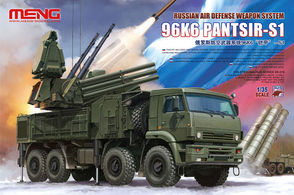 Meng SS016 1/35 Russian Air Defense Weapon System 96K6 Pantsir-S1