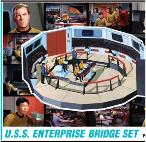 AMT 1270M 1/32 STAR TREK U.S.S. ENTERPRISE BRIDGE  SCALE MODEL KIT