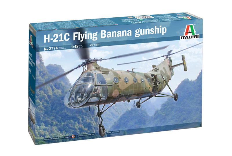 Italeri 2774 1/48 H-21C Flying Banana Gunship