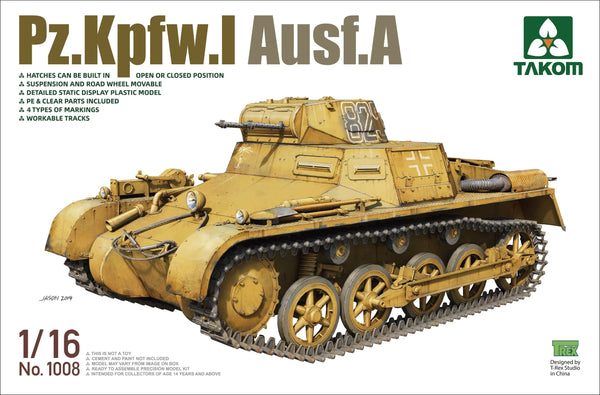 Takom 1008 1/16 Pz.Kpfw.I Ausf.A