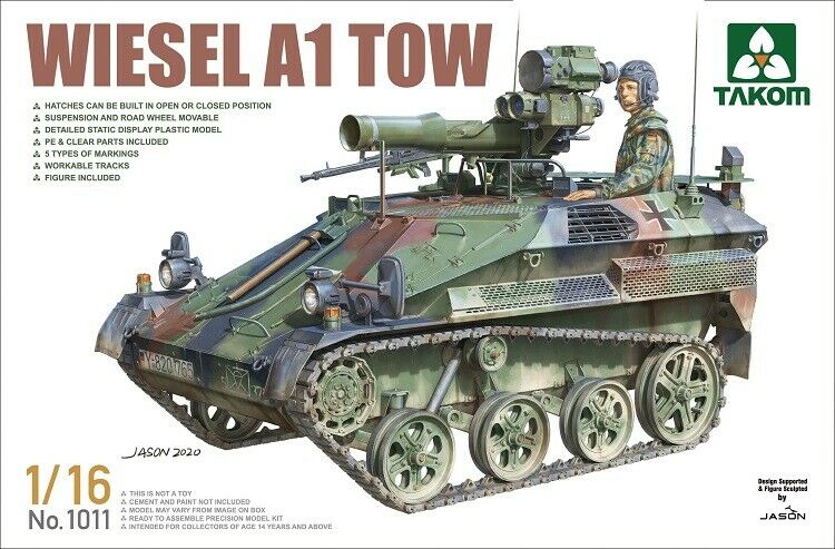 Takom 1011 1/16 Wiesel A1 TOW