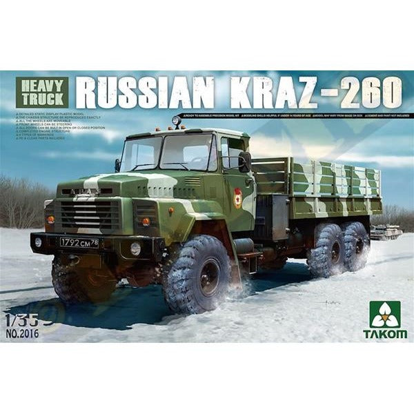 Takom 2016 1/35 Russian KrAZ-260 Truck