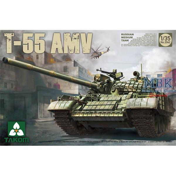 Takom 2042 1/35 Russian Medium Tank T-55 AMV