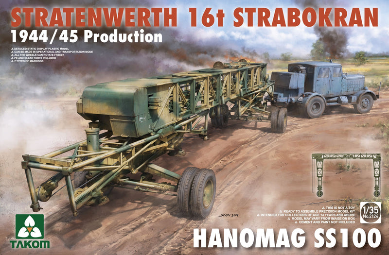 Stratenwerth 16t Strabokran 1944/45 + Hanomag