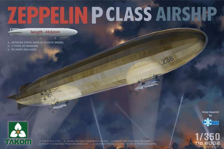 Takom 6002 1/350 Zeppelin P Class Airship