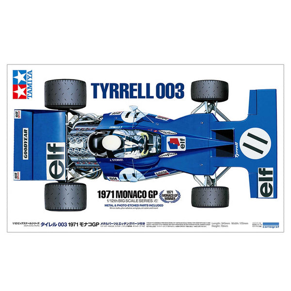 Tamiya - Tyrrell P34 Six Wheeler w/Photo-etched Parts, 1/12, 12036, cars, Plastic models, Plastic Model Kits