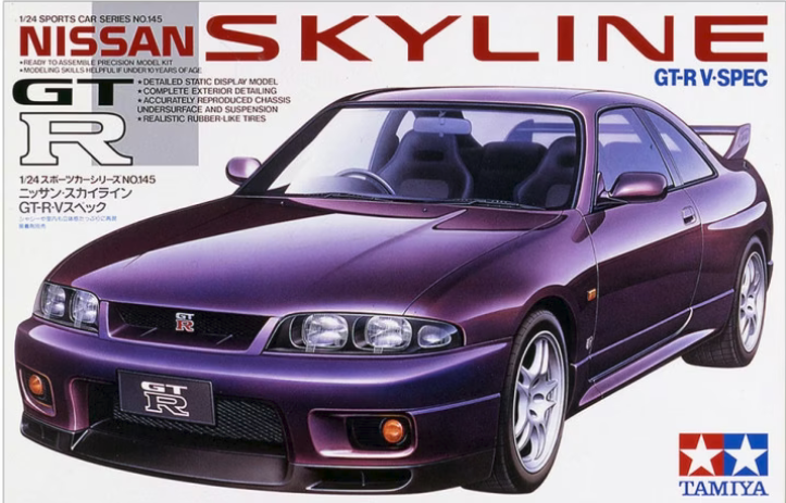 Tamiya 24145 1/24 Nissan Skyline GTR V. Spec
