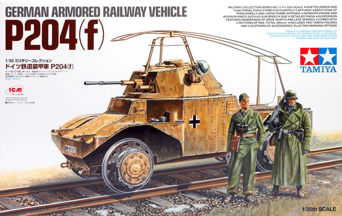Tamiya 32413 1/35 German Armored Railway Vehicle P204 (f)