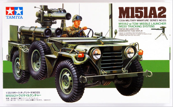 Tamiya 35125 1/35 M151A2 Jeep with TOW Missile Launcher