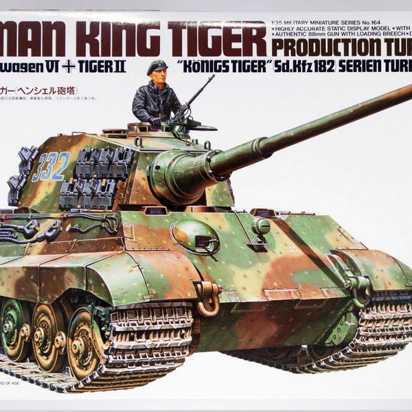 Tamiya 35164 1/35 German King Tiger Production Turret - Henschel