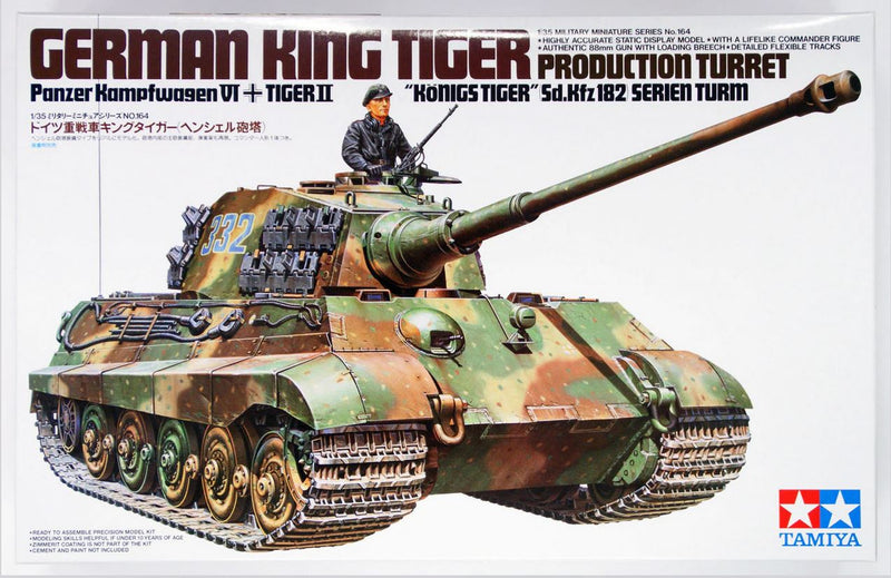 Tamiya 35164 1/35 German King Tiger Production Turret - Henschel