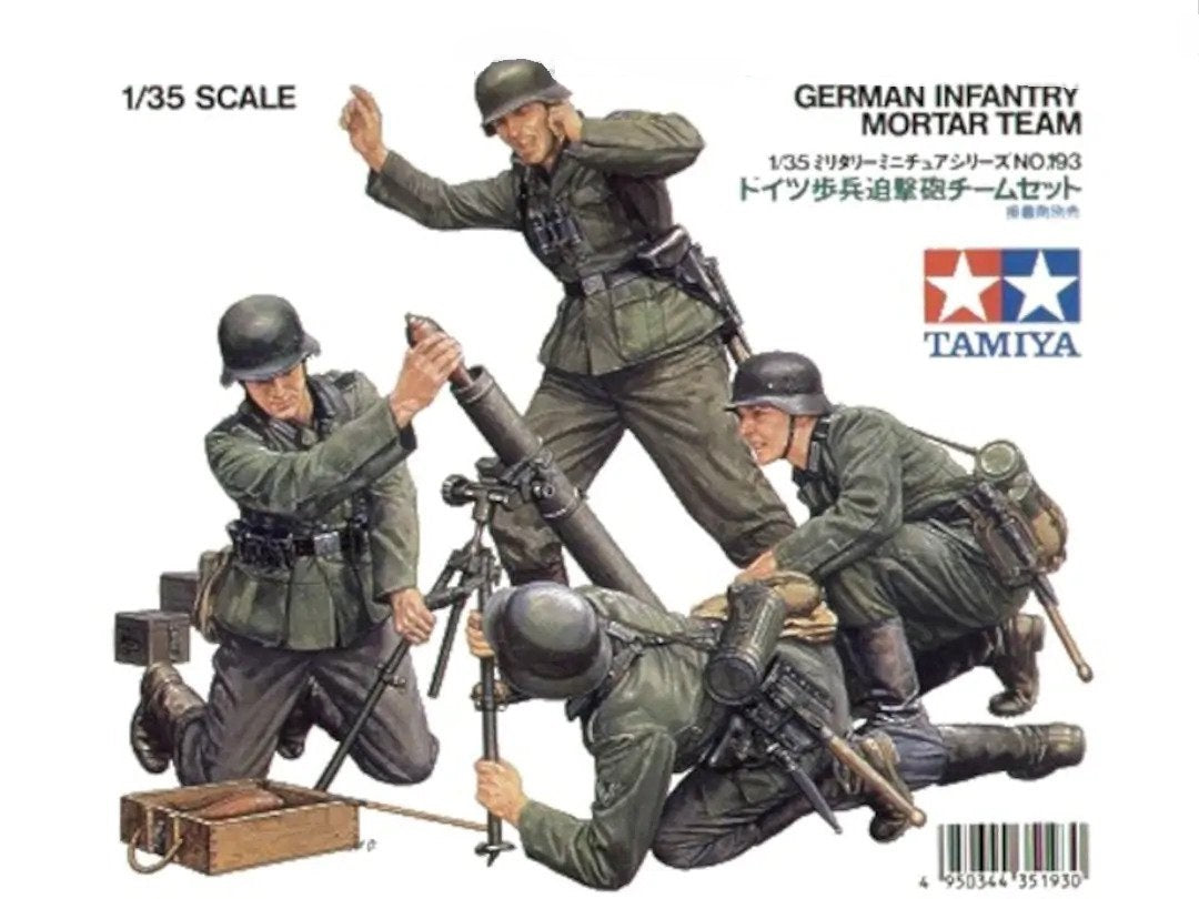 Tamiya 35193 1/35 German Infantry Mortar Team