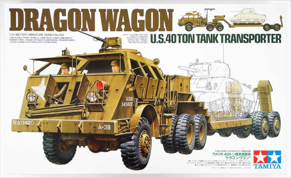 Tamiya 35230  1/35 U.S. 40 ton Dragon Wagon Tank Transporter