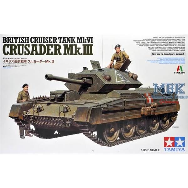 Tamiya 37025 1/35 ruiser Tank Mk. IV Crusader Mk. III