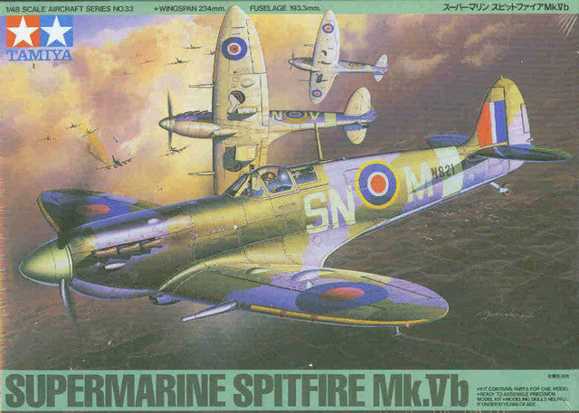 Tamiya 61033 1/48 Supermarine Spitfire Mk Vb