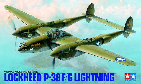 Tamiya 61120 1/48 US P-38F/G Lightning