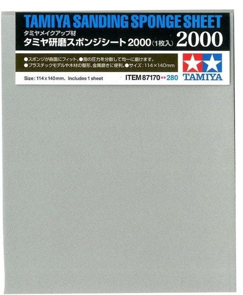 Tamiya 87170 Sanding Sponge Sheet - 2000