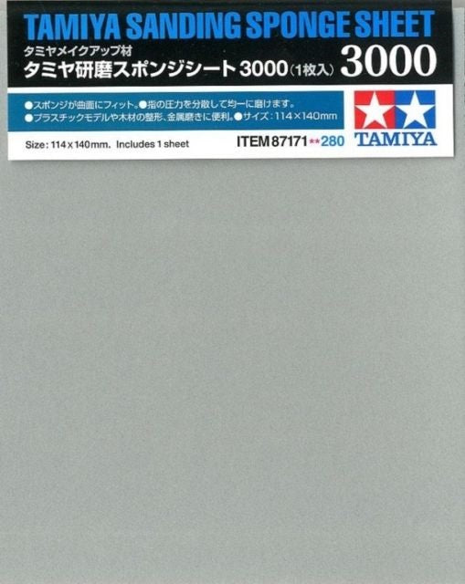 Tamiya 87171 Sanding Sponge - 3000