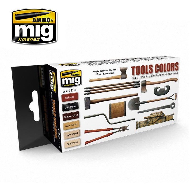AMMO by Mig 7112 Tool Colors Set