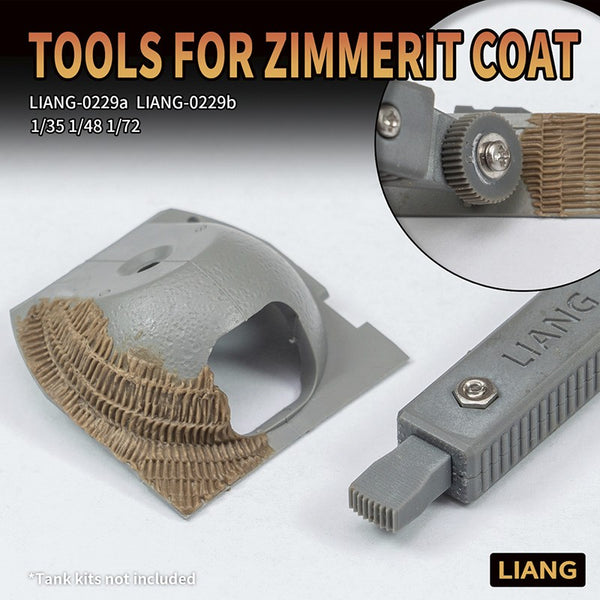 Liang Model 0229a Tools for Zimmerit Coat - Basic (1/35 1/48 1/72)