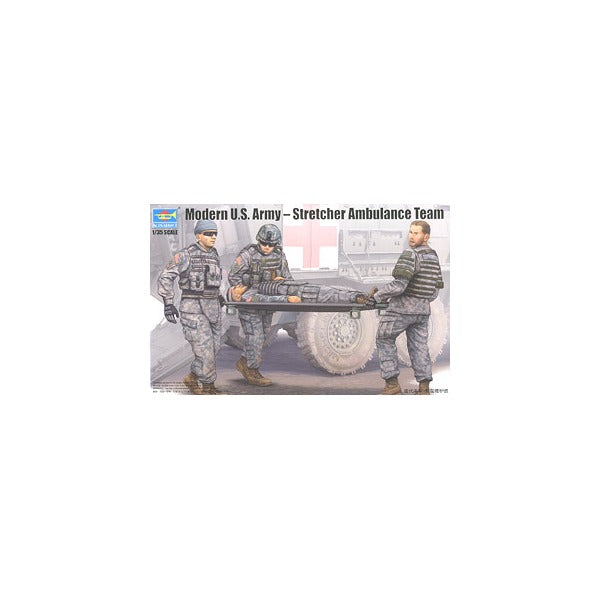 Trumpeter 00430 Modern US Army Stretcher Ambulance Team
